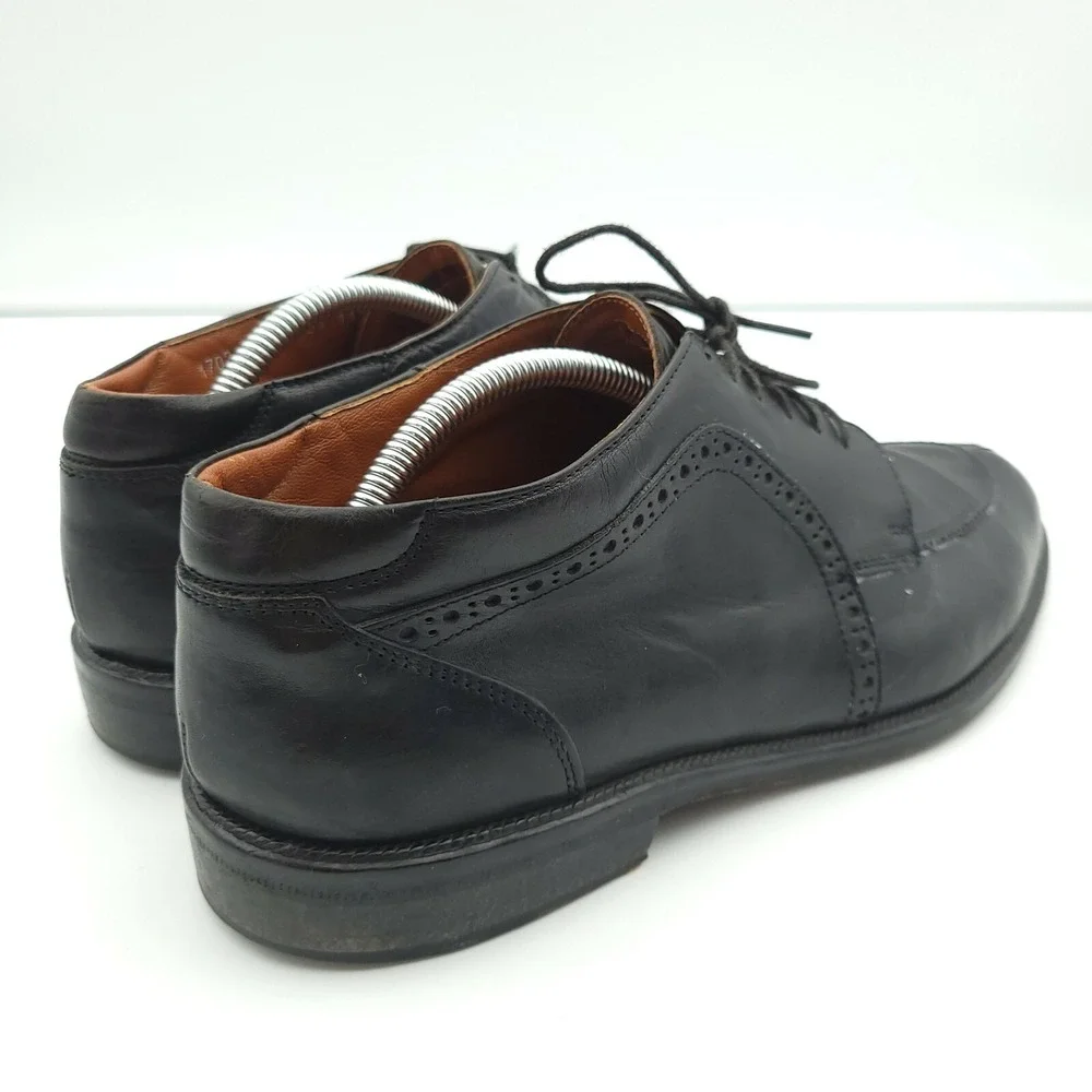 Cable & Company Oxford Shoes‎ Mens 11 1/3D  Italy Black Leather Butcher Toe